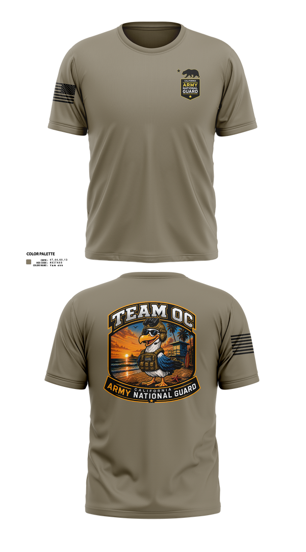 Short Sleeve Performance Shirt, TEAM OC, National Guard, Teamtime, Team time, sublimation, custom sports apparel, team uniforms, spirit wear, spiritwear, sports uniforms, custom shirts, team store, custom team store, fundraiser sports, apparel fundraiser
