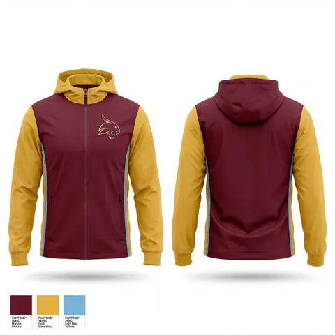 Windbreaker, Explorer Bobcats, Men's Basketball, Teamtime, Team time, sublimation, custom sports apparel, team uniforms, spirit wear, spiritwear, sports uniforms, custom shirts, team store, custom team store, fundraiser sports, apparel fundraiser