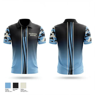 Short Sleeve Performance Polo, Oklahoma Wolves, Women's Basketball, Teamtime, Team time, sublimation, custom sports apparel, team uniforms, spirit wear, spiritwear, sports uniforms, custom shirts, team store, custom team store, fundraiser sports, apparel fundraiser