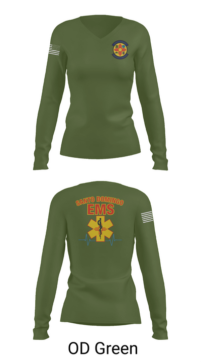 SDEMS 60434745 Women's Long Sleeve V-neck Shirt - 57