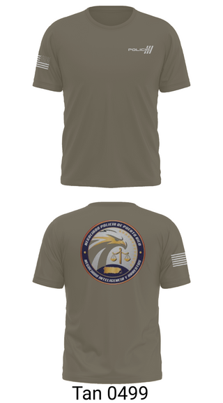 Short Sleeve Performance Shirt, Inteligencia criminal, Police, Teamtime, Team time, sublimation, custom sports apparel, team uniforms, spirit wear, spiritwear, sports uniforms, custom shirts, team store, custom team store, fundraiser sports, apparel fundraiser