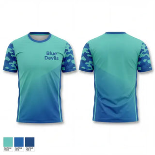 Short Sleeve Performance Shirt, Blue Devils, Baseball, Teamtime, Team time, sublimation, custom sports apparel, team uniforms, spirit wear, spiritwear, sports uniforms, custom shirts, team store, custom team store, fundraiser sports, apparel fundraiser