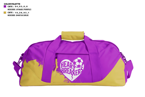 Duffle Bag, Heartbreakers, Men's Soccer, Teamtime, Team time, sublimation, custom sports apparel, team uniforms, spirit wear, spiritwear, sports uniforms, custom shirts, team store, custom team store, fundraiser sports, apparel fundraiser