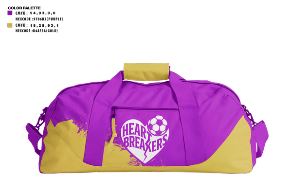 Duffle Bag, Heartbreakers, Men's Soccer, Teamtime, Team time, sublimation, custom sports apparel, team uniforms, spirit wear, spiritwear, sports uniforms, custom shirts, team store, custom team store, fundraiser sports, apparel fundraiser