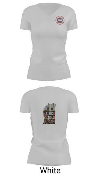Womens Short Sleeve Vneck Shirt, South Amboy Fire Department, Fire Department, Teamtime, Team time, sublimation, custom sports apparel, team uniforms, spirit wear, spiritwear, sports uniforms, custom shirts, team store, custom team store, fundraiser sports, apparel fundraiser
