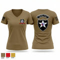 2ID DIVARTY 76925490 Women's Short Sleeve V-neck Shirt - 1