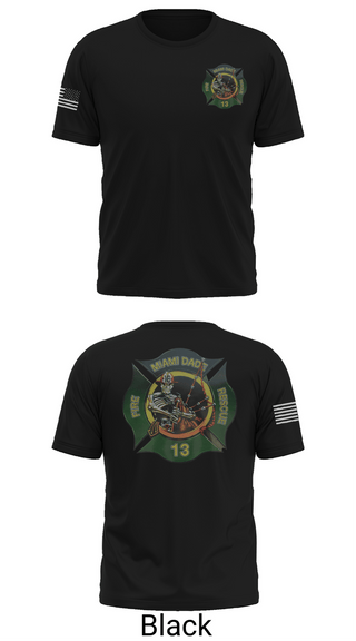 Old School Cotton Feel Shirt, Miami Dade Fire Rescue, Fire Department, Teamtime, Team time, sublimation, custom sports apparel, team uniforms, spirit wear, spiritwear, sports uniforms, custom shirts, team store, custom team store, fundraiser sports, apparel fundraiser