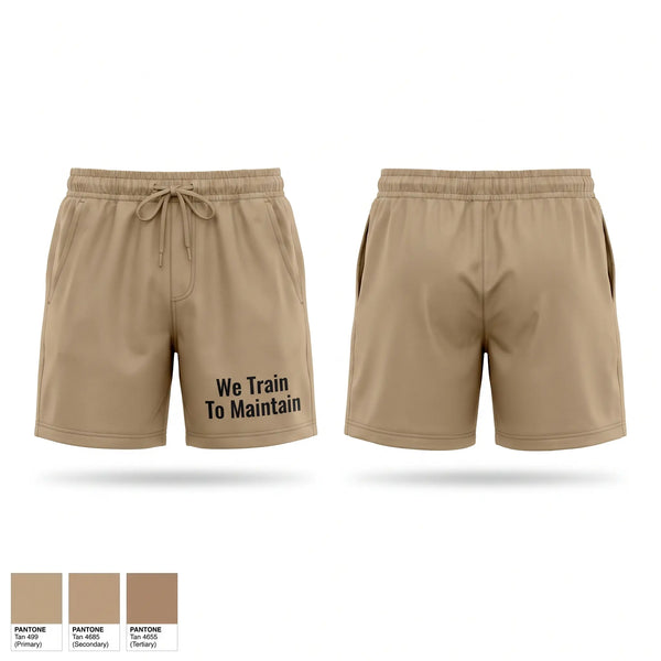 Athletic Shorts With Pockets, We Train To Maintain, Army, Teamtime, Team time, sublimation, custom sports apparel, team uniforms, spirit wear, spiritwear, sports uniforms, custom shirts, team store, custom team store, fundraiser sports, apparel fundraiser