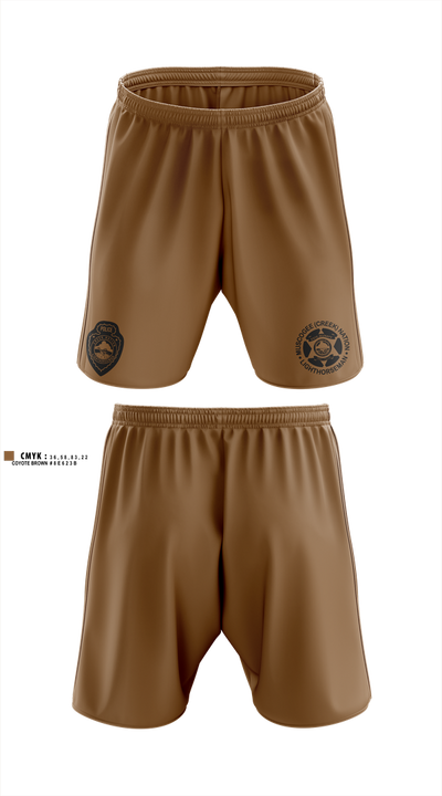 Muscogee Nation Lighthorse Police North Patrol District 73959407 Athletic Shorts With Pockets - 2
