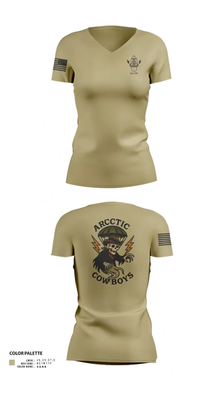 Womens Short Sleeve Vneck Shirt, 301, Army, Teamtime, Team time, sublimation, custom sports apparel, team uniforms, spirit wear, spiritwear, sports uniforms, custom shirts, team store, custom team store, fundraiser sports, apparel fundraiser