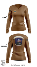4th Medical Logistics 59116448 Women's Long Sleeve V-neck Shirt - 102
