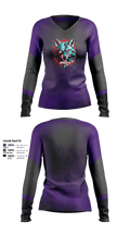 GamerPack Women's Long Sleeve V-neck Shirt - 2