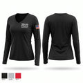 SELAH POLICE DEPARTMENT Women's Long Sleeve V-neck Shirt - 1