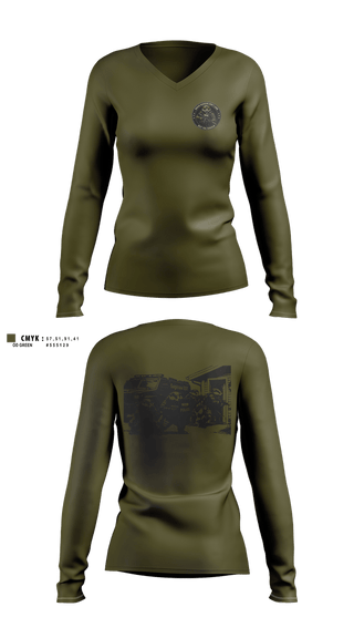 Womens Long Sleeve Vneck Shirt, Saginaw Police Emergency Services Team, Police, Teamtime, Team time, sublimation, custom sports apparel, team uniforms, spirit wear, spiritwear, sports uniforms, custom shirts, team store, custom team store, fundraiser sports, apparel fundraiser