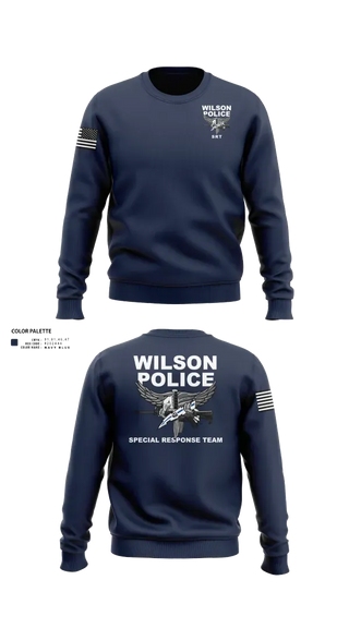 Crew Neck Sweatshirt, Wilson Police SRT, Police, Teamtime, Team time, sublimation, custom sports apparel, team uniforms, spirit wear, spiritwear, sports uniforms, custom shirts, team store, custom team store, fundraiser sports, apparel fundraiser