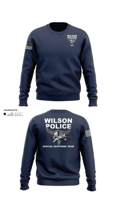 Wilson Police SRT 64370137 Crew Neck Sweatshirt - 22