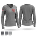 Lometa volunteer fire department Women's Long Sleeve V-neck Shirt - 1