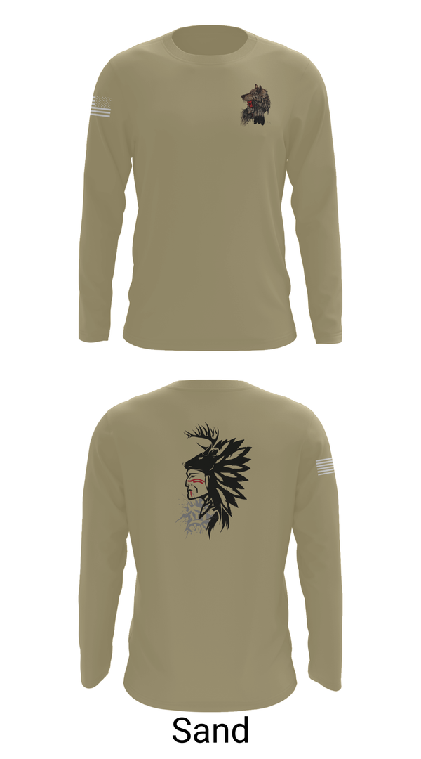 Long Sleeve Performance Shirt, 101st airborne 1-327, Army, Teamtime, Team time, sublimation, custom sports apparel, team uniforms, spirit wear, spiritwear, sports uniforms, custom shirts, team store, custom team store, fundraiser sports, apparel fundraiser