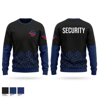Crew Neck Sweatshirt, Sahara Global Security, Police, Teamtime, Team time, sublimation, custom sports apparel, team uniforms, spirit wear, spiritwear, sports uniforms, custom shirts, team store, custom team store, fundraiser sports, apparel fundraiser
