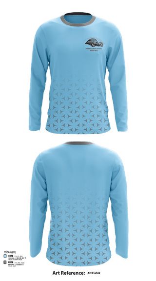 Long Sleeve Performance Shirt, Overhills High School Basketball, Men's Basketball, Teamtime, Team time, sublimation, custom sports apparel, team uniforms, spirit wear, spiritwear, sports uniforms, custom shirts, team store, custom team store, fundraiser sports, apparel fundraiser