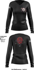 Blackfoot 25771911 Women's Long Sleeve V-neck Shirt - 6