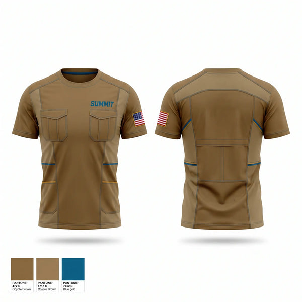 Short Sleeve Performance Shirt, Summit, Army, Teamtime, Team time, sublimation, custom sports apparel, team uniforms, spirit wear, spiritwear, sports uniforms, custom shirts, team store, custom team store, fundraiser sports, apparel fundraiser