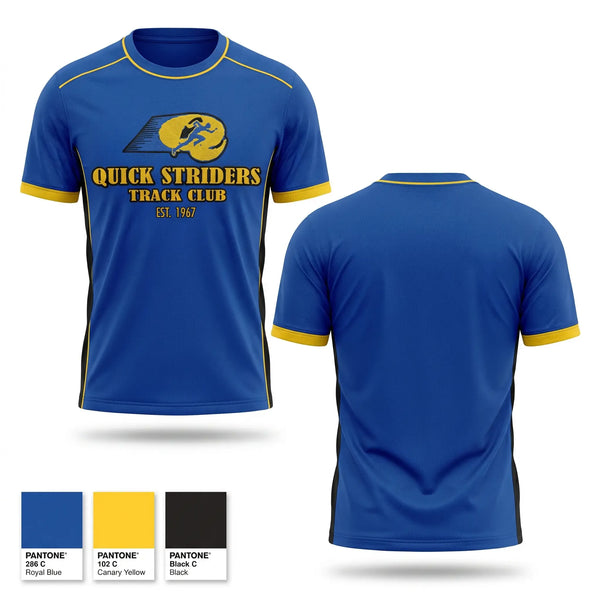 Short Sleeve Performance Shirt, Quick Striders, Track & Field, Teamtime, Team time, sublimation, custom sports apparel, team uniforms, spirit wear, spiritwear, sports uniforms, custom shirts, team store, custom team store, fundraiser sports, apparel fundraiser