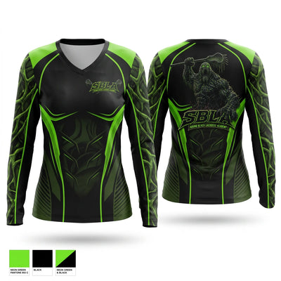 Sound Beach Lacrosse Academy Women's Long Sleeve V-neck Shirt - 1