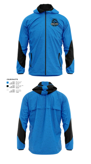 Windbreaker, Spencer county Stallions, , Teamtime, Team time, sublimation, custom sports apparel, team uniforms, spirit wear, spiritwear, sports uniforms, custom shirts, team store, custom team store, fundraiser sports, apparel fundraiser