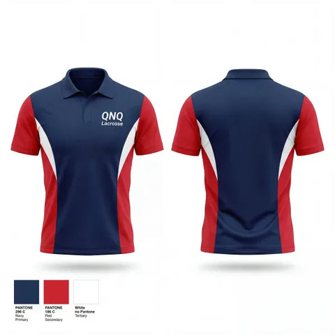 Short Sleeve Performance Polo, QNQ Lacrosse, Men's Lacrosse, Teamtime, Team time, sublimation, custom sports apparel, team uniforms, spirit wear, spiritwear, sports uniforms, custom shirts, team store, custom team store, fundraiser sports, apparel fundraiser