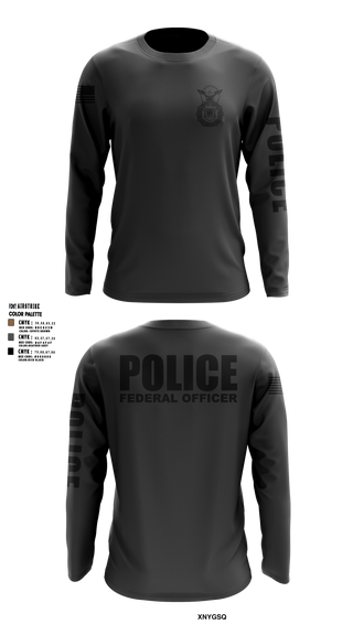 Long Sleeve Performance Shirt, 96 SFS / Eglin Police, Air Force, Teamtime, Team time, sublimation, custom sports apparel, team uniforms, spirit wear, spiritwear, sports uniforms, custom shirts, team store, custom team store, fundraiser sports, apparel fundraiser