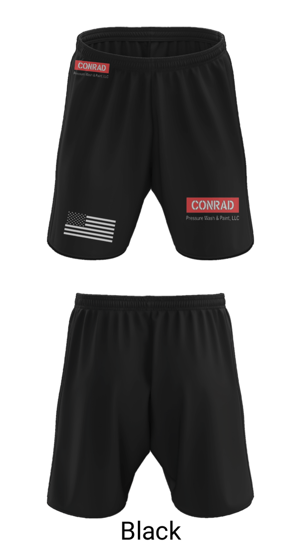 Athletic Shorts With Pockets, Conrad Pressure Wash & Paint, , Teamtime, Team time, sublimation, custom sports apparel, team uniforms, spirit wear, spiritwear, sports uniforms, custom shirts, team store, custom team store, fundraiser sports, apparel fundraiser