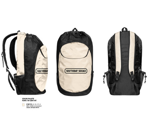 Gear Bag, Southbay Squad, Cycling, Teamtime, Team time, sublimation, custom sports apparel, team uniforms, spirit wear, spiritwear, sports uniforms, custom shirts, team store, custom team store, fundraiser sports, apparel fundraiser