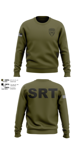 Crew Neck Sweatshirt, Southern Maine Special Response Team, Police, Teamtime, Team time, sublimation, custom sports apparel, team uniforms, spirit wear, spiritwear, sports uniforms, custom shirts, team store, custom team store, fundraiser sports, apparel fundraiser