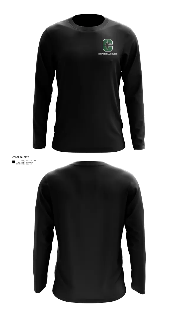Long Sleeve Performance Shirt, Coopersville Dance Team, Spirit Store, Teamtime, Team time, sublimation, custom sports apparel, team uniforms, spirit wear, spiritwear, sports uniforms, custom shirts, team store, custom team store, fundraiser sports, apparel fundraiser