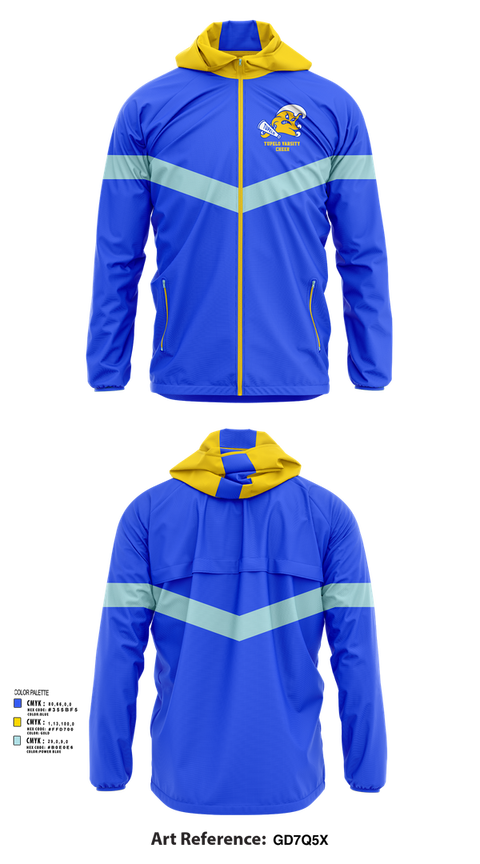 Windbreaker, Tupelo Varsity Cheer, Cheer, Teamtime, Team time, sublimation, custom sports apparel, team uniforms, spirit wear, spiritwear, sports uniforms, custom shirts, team store, custom team store, fundraiser sports, apparel fundraiser