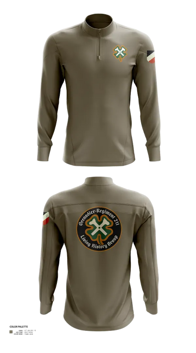 GR211 Living History Group  Quarter Zip Jacket - 102