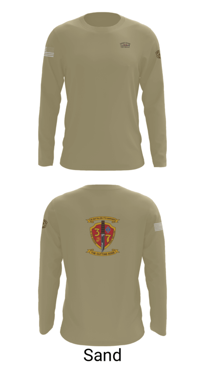 3rd. Battalion 7th. Marines 15768807 Long Sleeve Performance Shirt - 43