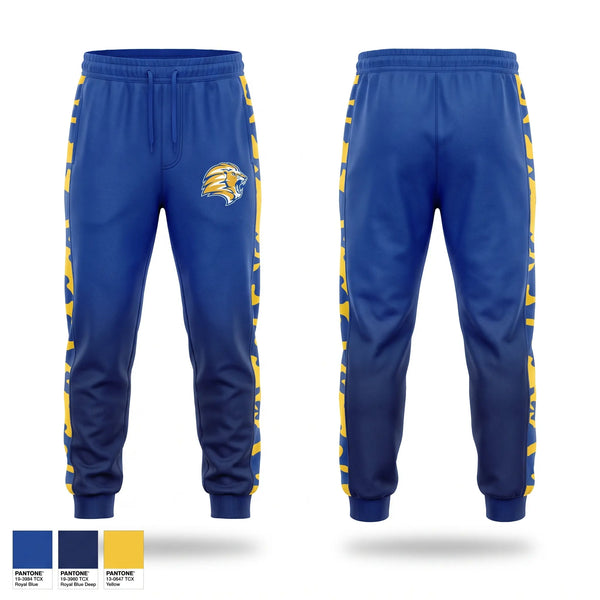 Sweatpants, Lions, Baseball, Teamtime, Team time, sublimation, custom sports apparel, team uniforms, spirit wear, spiritwear, sports uniforms, custom shirts, team store, custom team store, fundraiser sports, apparel fundraiser