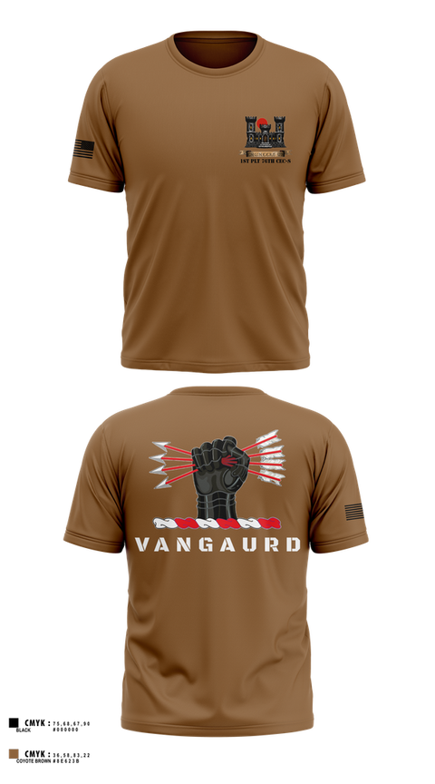Short Sleeve Performance Shirt, 1ST PLT 76TH CEC-S, Army, Teamtime, Team time, sublimation, custom sports apparel, team uniforms, spirit wear, spiritwear, sports uniforms, custom shirts, team store, custom team store, fundraiser sports, apparel fundraiser