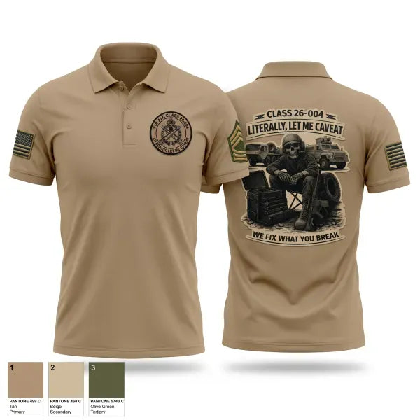 Short Sleeve Performance Polo, 91B ALC, Army, Teamtime, Team time, sublimation, custom sports apparel, team uniforms, spirit wear, spiritwear, sports uniforms, custom shirts, team store, custom team store, fundraiser sports, apparel fundraiser