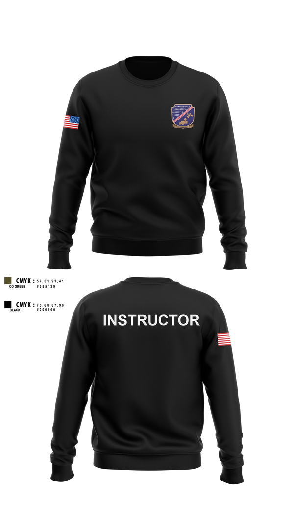 Crew Neck Sweatshirt, Marine Detachment Fort Gordan, Marines, Teamtime, Team time, sublimation, custom sports apparel, team uniforms, spirit wear, spiritwear, sports uniforms, custom shirts, team store, custom team store, fundraiser sports, apparel fundraiser