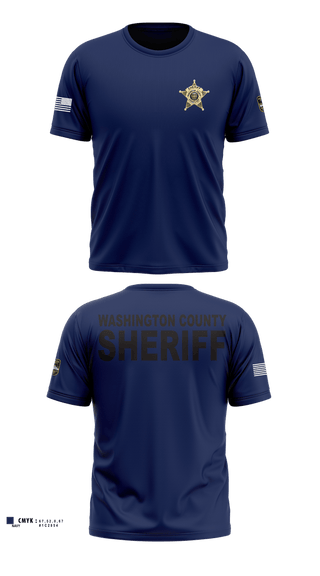 Short Sleeve Performance Shirt, Washington County Sheriff's Department, Police, Teamtime, Team time, sublimation, custom sports apparel, team uniforms, spirit wear, spiritwear, sports uniforms, custom shirts, team store, custom team store, fundraiser sports, apparel fundraiser