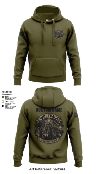 Hoodie, Headquarters Company, MRB HI, Army, Teamtime, Team time, sublimation, custom sports apparel, team uniforms, spirit wear, spiritwear, sports uniforms, custom shirts, team store, custom team store, fundraiser sports, apparel fundraiser