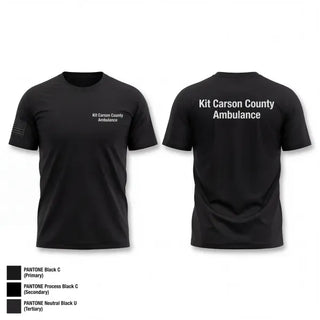 Old School Cotton Feel Shirt, Kit Carson County Ambulance, EMS/EMT, Teamtime, Team time, sublimation, custom sports apparel, team uniforms, spirit wear, spiritwear, sports uniforms, custom shirts, team store, custom team store, fundraiser sports, apparel fundraiser
