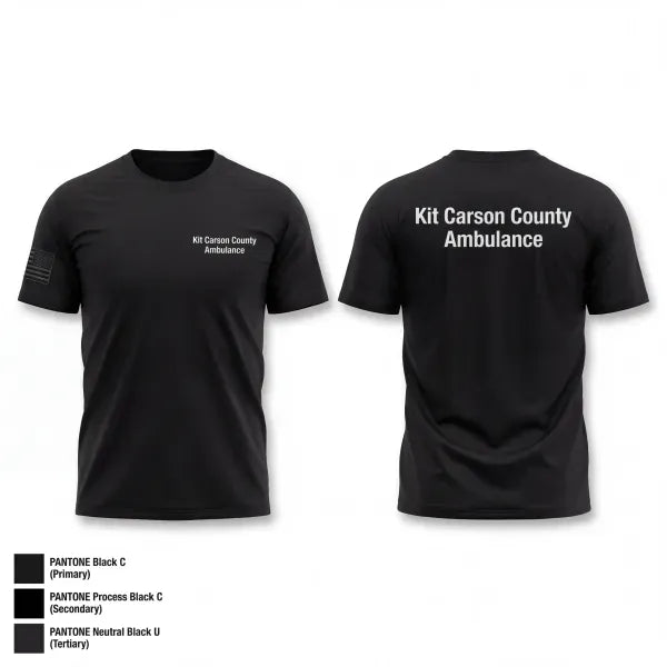 Kit Carson County Ambulance 81584585 Old School Cotton Feel Shirt - 1