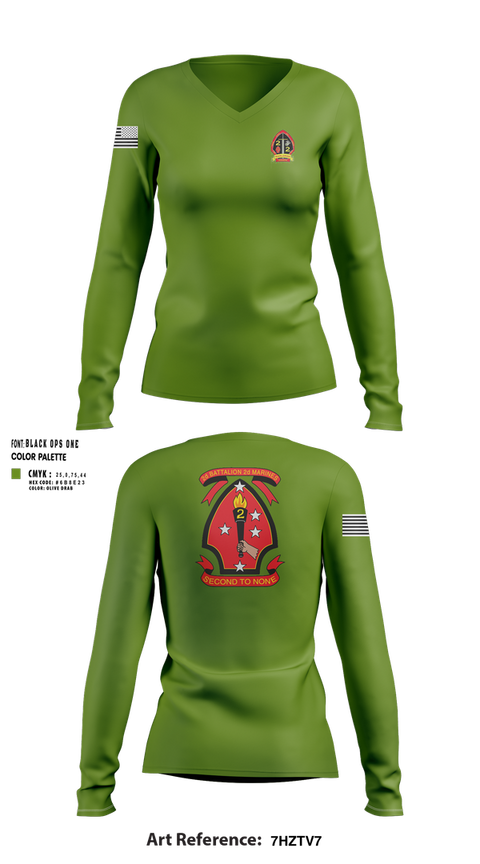 Womens Long Sleeve Vneck Shirt, 2/2 warlords, , Teamtime, Team time, sublimation, custom sports apparel, team uniforms, spirit wear, spiritwear, sports uniforms, custom shirts, team store, custom team store, fundraiser sports, apparel fundraiser