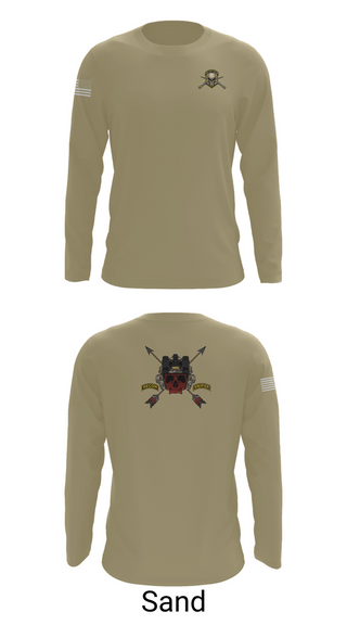 Long Sleeve Performance Shirt, HHC 1ST BN 65TH INF REG, , Teamtime, Team time, sublimation, custom sports apparel, team uniforms, spirit wear, spiritwear, sports uniforms, custom shirts, team store, custom team store, fundraiser sports, apparel fundraiser