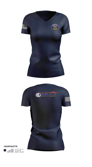 Womens Short Sleeve Vneck Shirt, Webb City Police Department, Police, Teamtime, Team time, sublimation, custom sports apparel, team uniforms, spirit wear, spiritwear, sports uniforms, custom shirts, team store, custom team store, fundraiser sports, apparel fundraiser