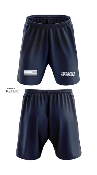Athletic Shorts With Pockets, Lincoln Park VFD, Fire Department, Teamtime, Team time, sublimation, custom sports apparel, team uniforms, spirit wear, spiritwear, sports uniforms, custom shirts, team store, custom team store, fundraiser sports, apparel fundraiser